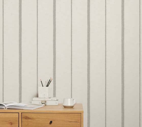 ticking stripe wallpaper