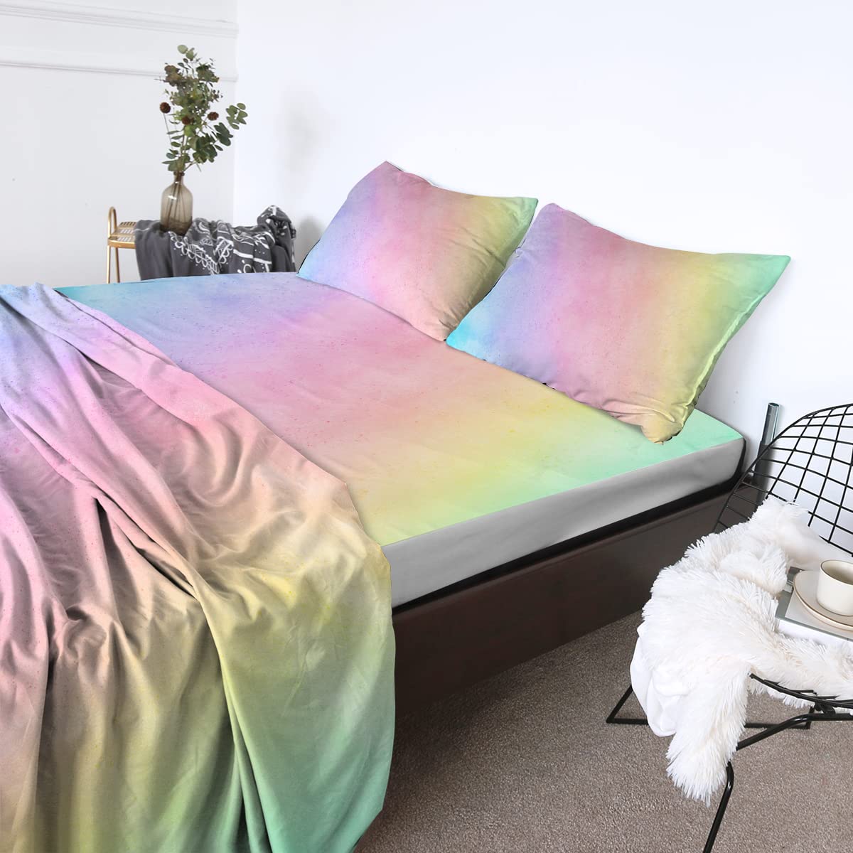 Blessliving tie dye sheets twin size