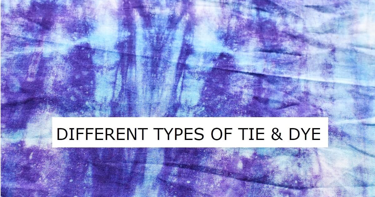 Tie and dye different types easy tie dye techniques