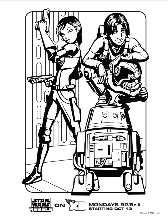 Star wars rebels coloring pages