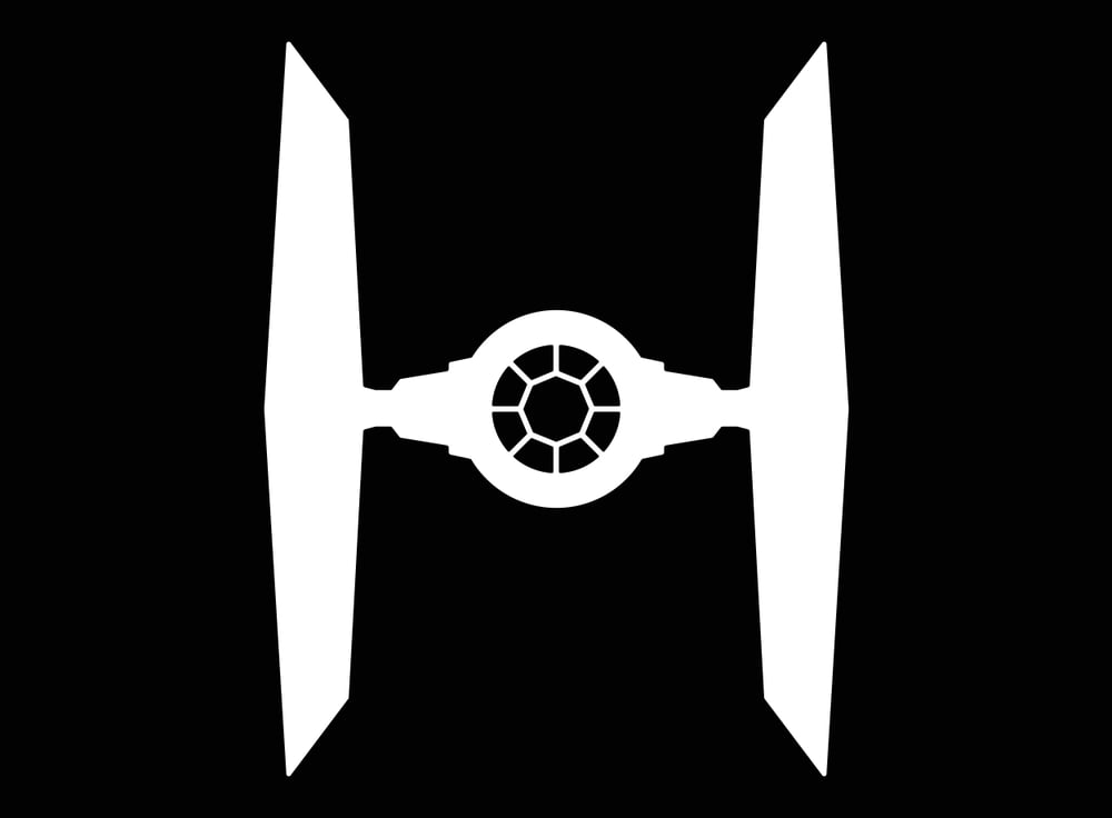 Troy jensen art â star wars tie fighter vinyl decal