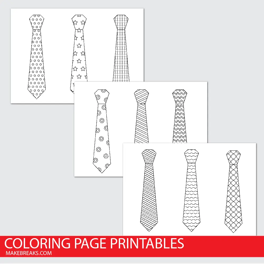 Fathers day ties to color