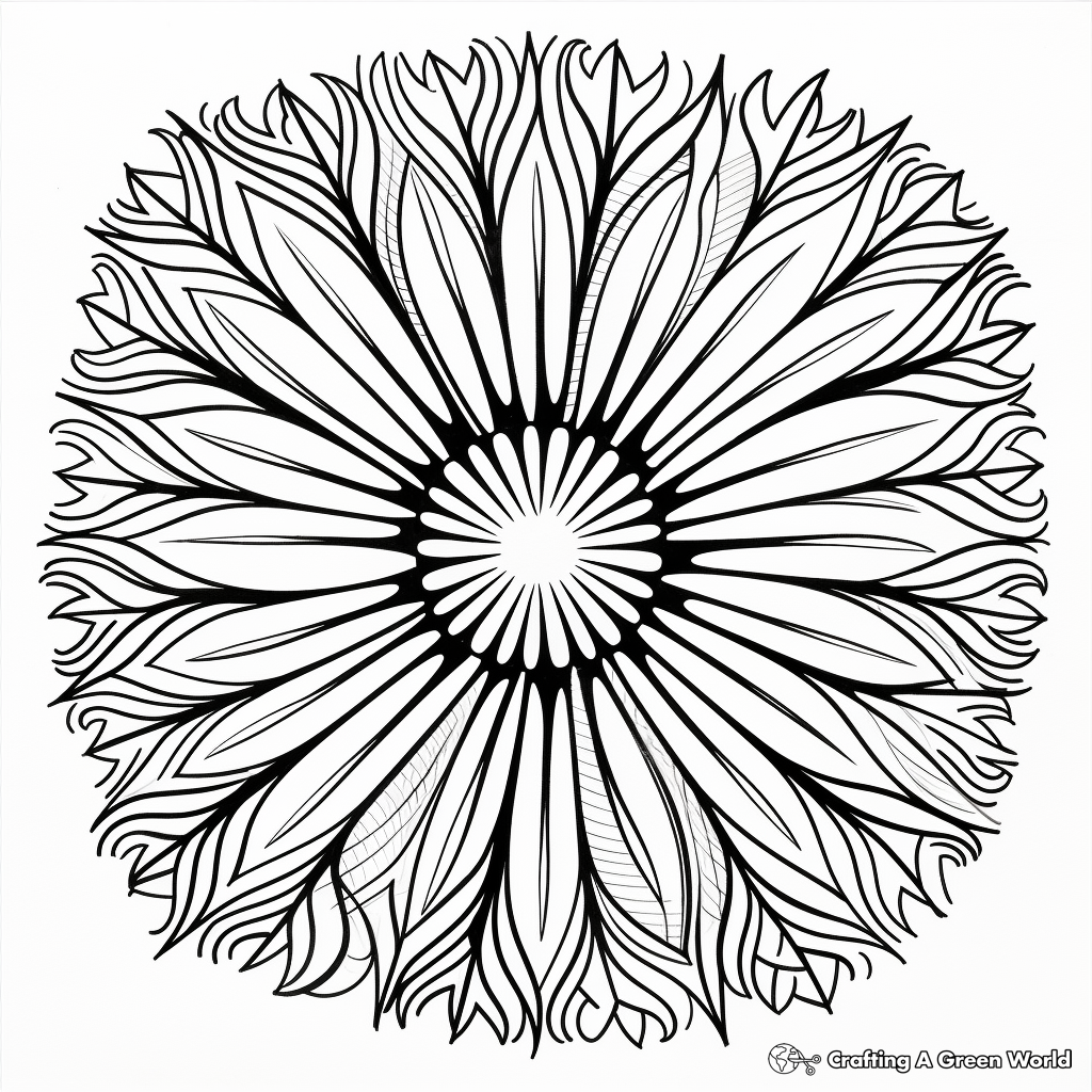 Tie dye coloring pages