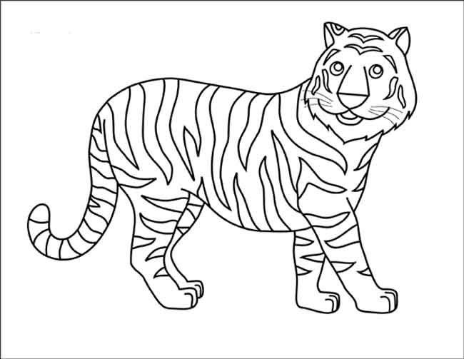 Coloring pages tiger coloring pages