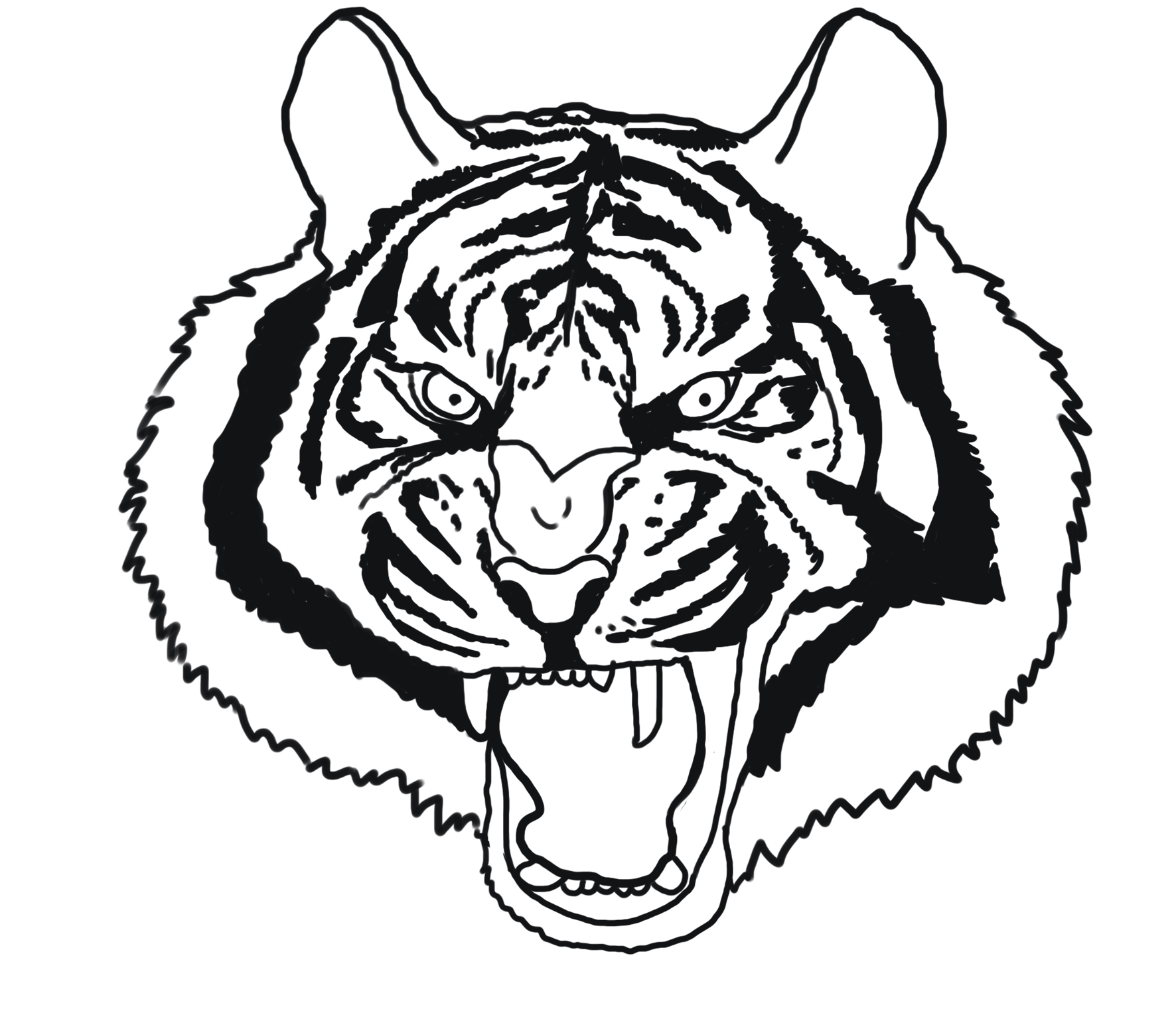 Tiger coloring pages