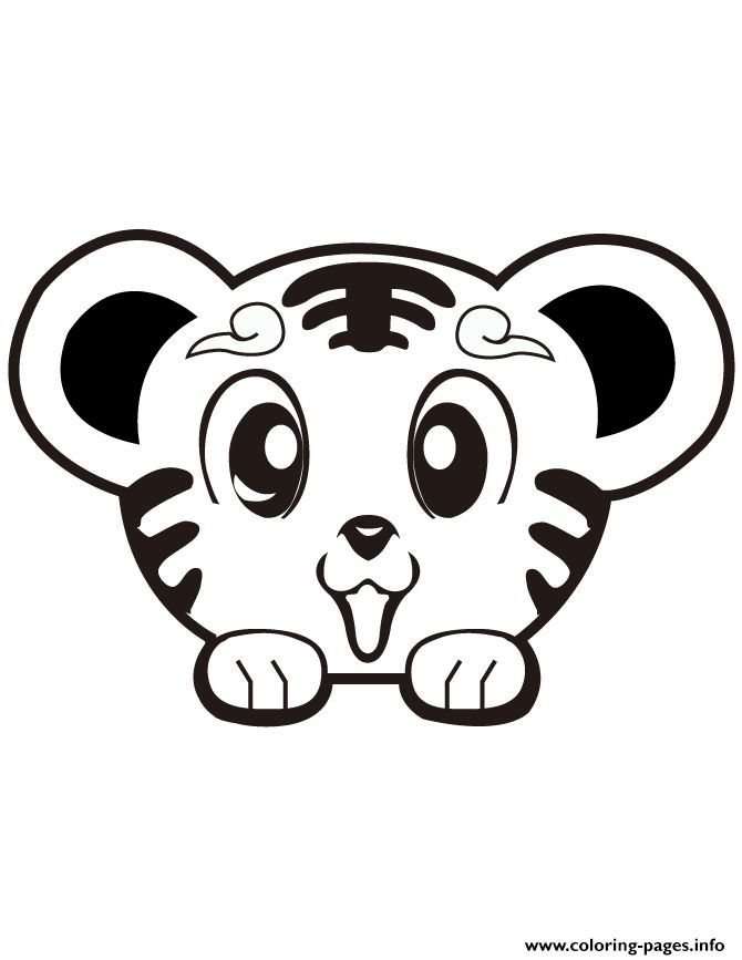 Print super cute tiger coloring pages pãginas para colorear de animales pãginas para colorear lindas vinilo infantil