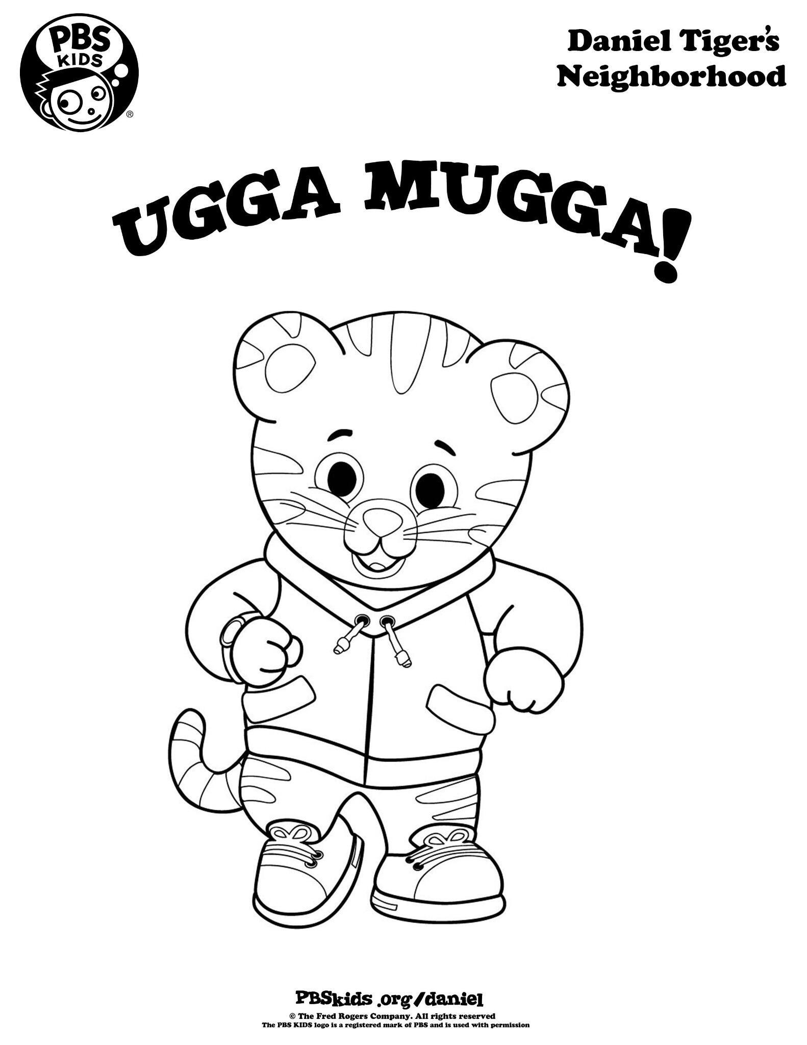 Daniel tiger on x printable coloring pages will keep your little tiger busy on your weekend travels ugga mugga httptcoqlbxtaskht httptcoyswkhoy x