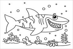 Tiger shark coloring pages ideas shark coloring pages tiger shark coloring pages