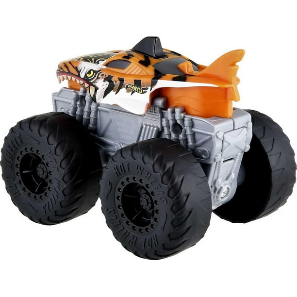 Hot wheels monster trucks roarin wreckers tiger shark