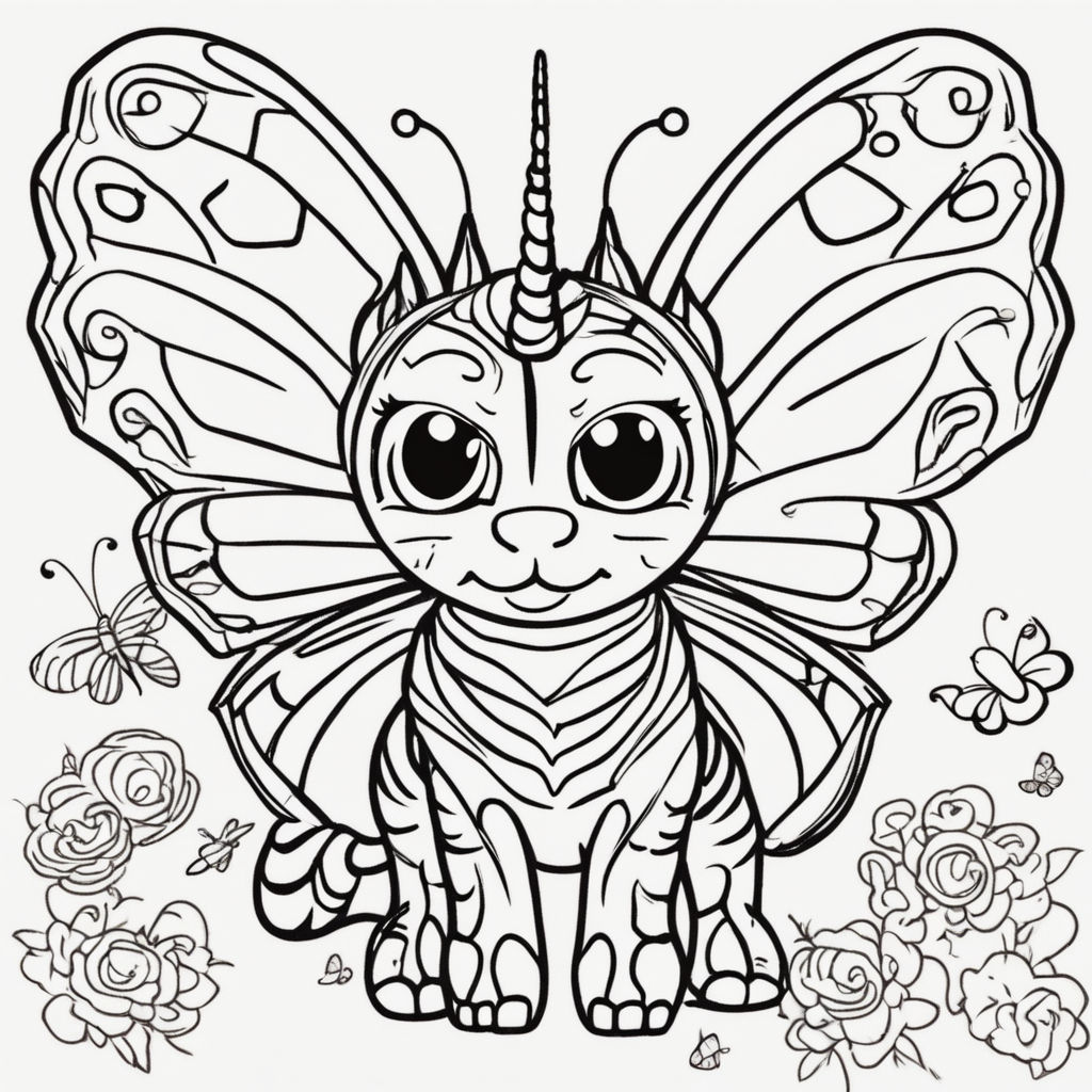 Butterfly coloring pages