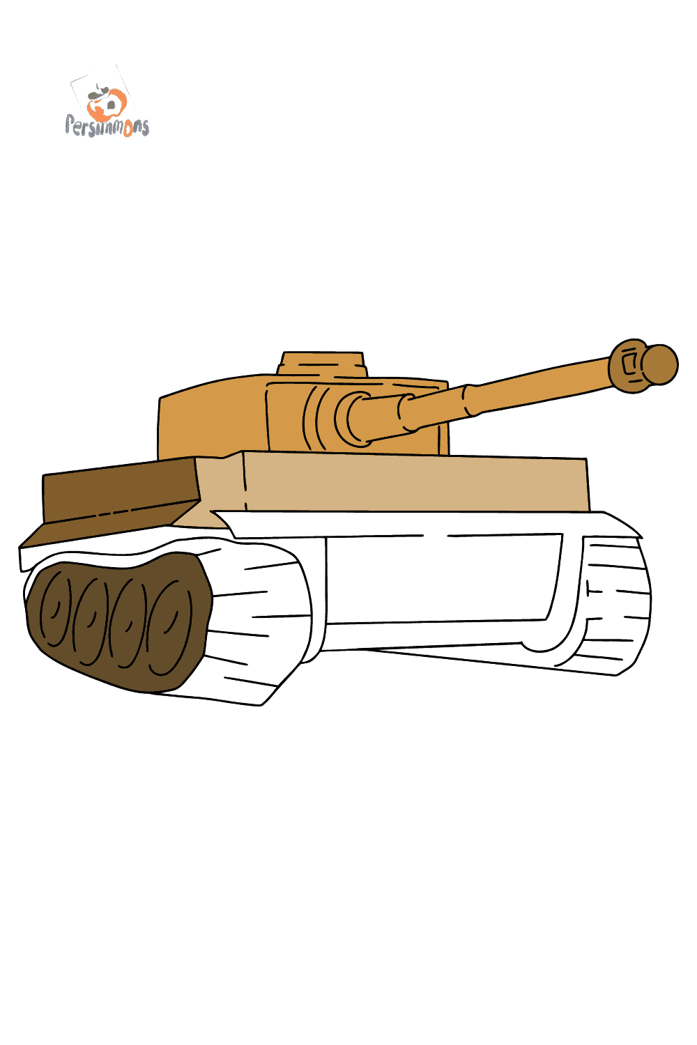 Tank tiger coloring page â free online