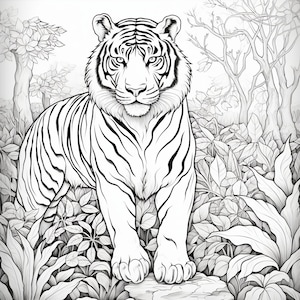 Tiger coloring