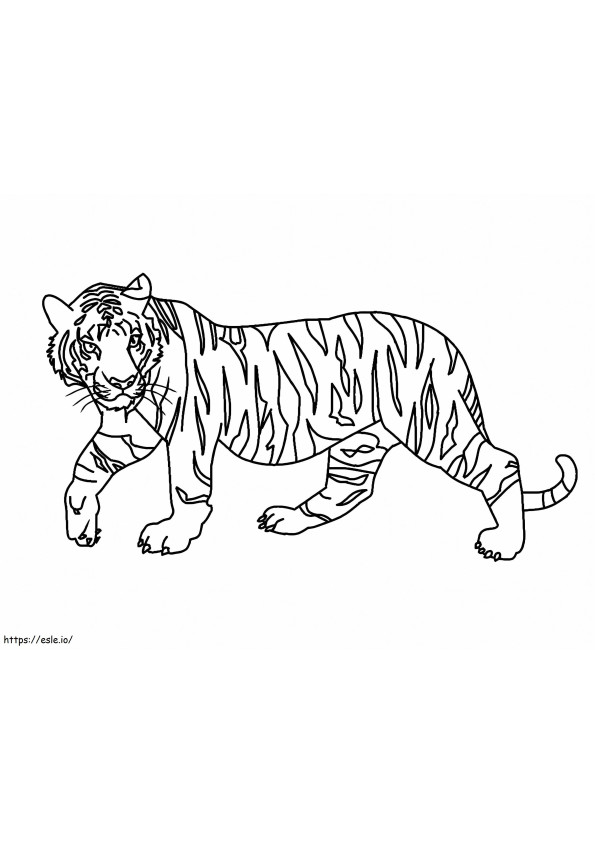 Tigers coloring pages