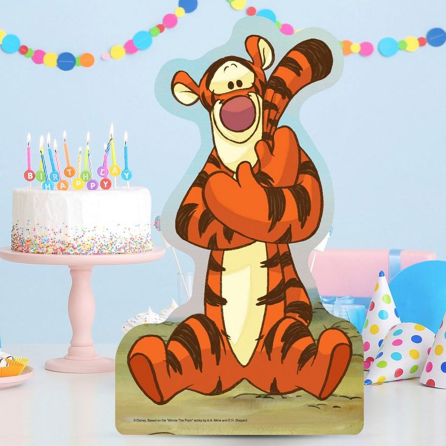 Tigger centerpiece cardboard cutout in