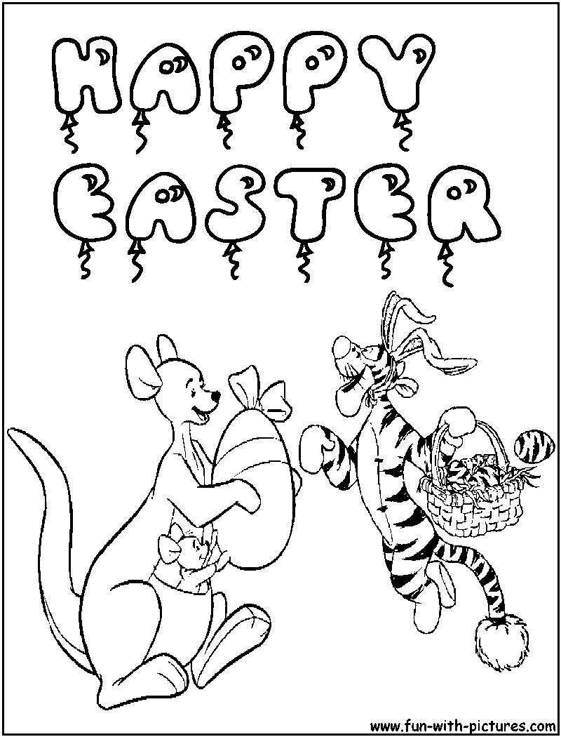 Winnie the pooh and friends coloring pages