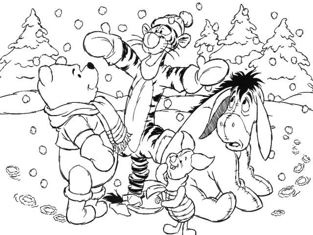 Tiggers coloring pages