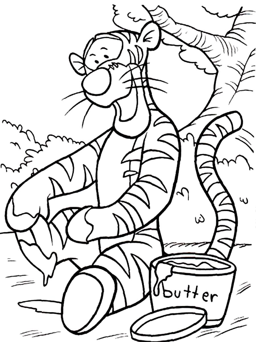 Tigger coloring pages