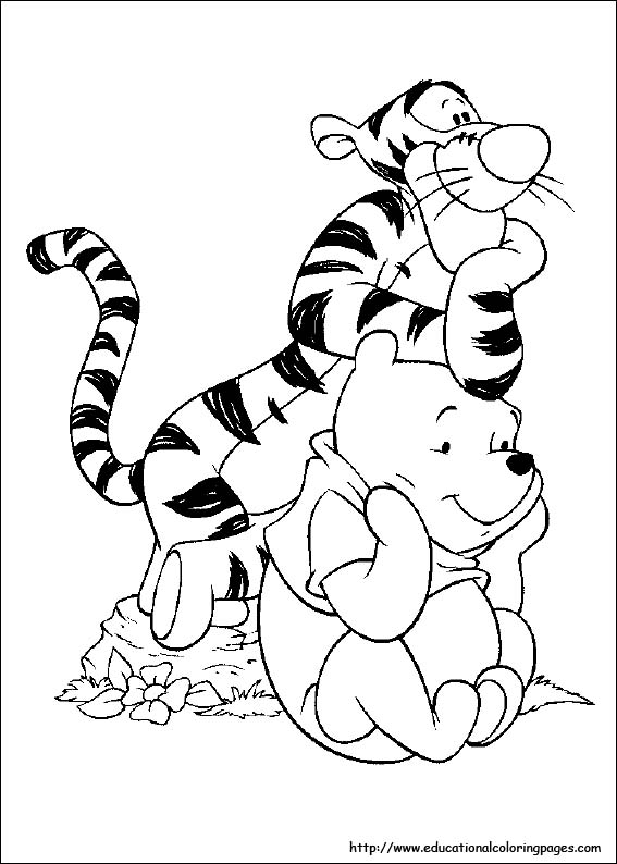 Tigger coloring pages