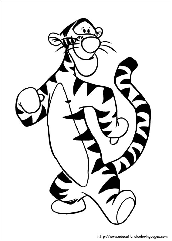 Tigger coloring pages