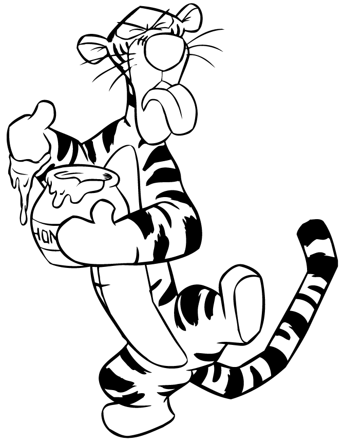 Tigger coloring pages