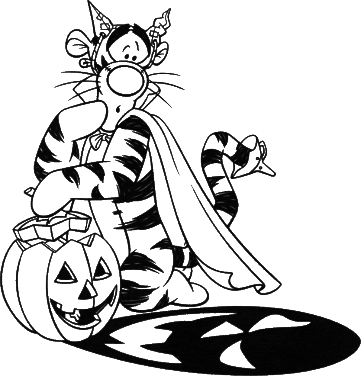 Printable halloween coloring pages for kids