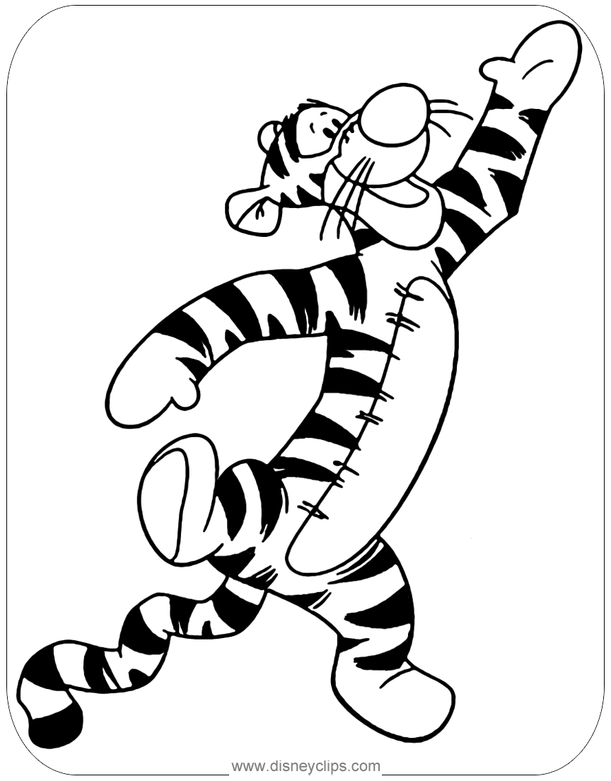 Tigger coloring pages