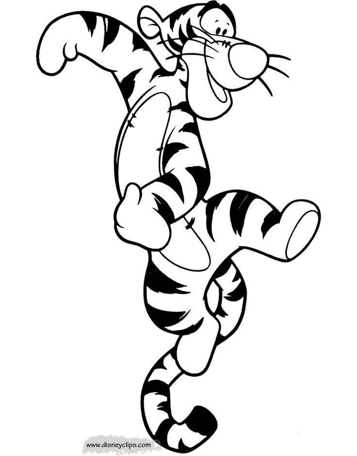 Inspiration photo of tigger coloring pages