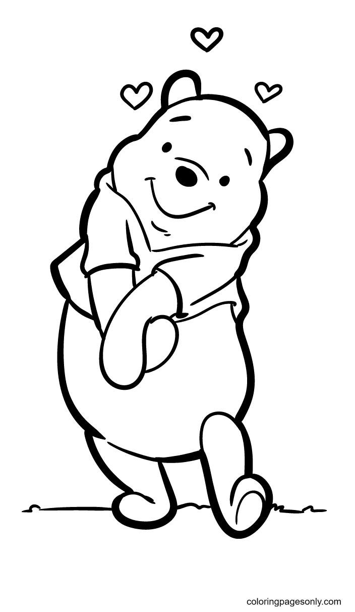 Winnie the pooh coloring pages printable for free download