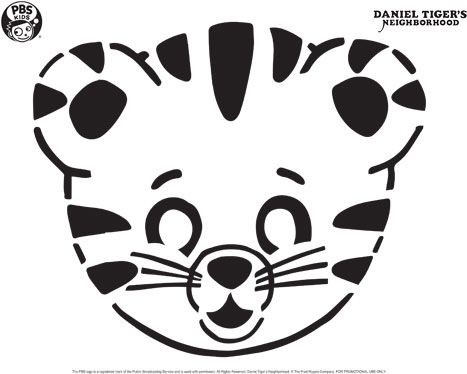 Daniel tiger pumpkin carving stencil kids coloring pages pumpkin carving templates kids pumpkin carving kids pumpkin carving templates