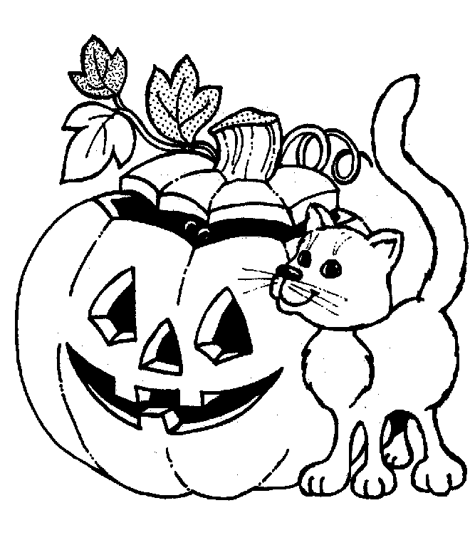 Free printable halloween coloring pages for kids