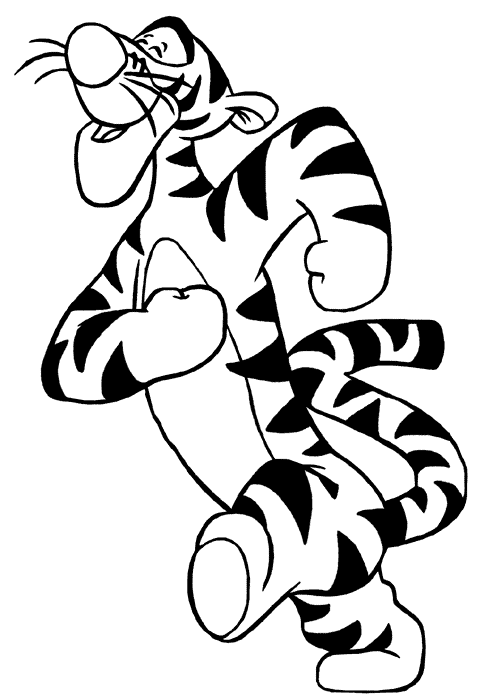 Tigger coloring pages