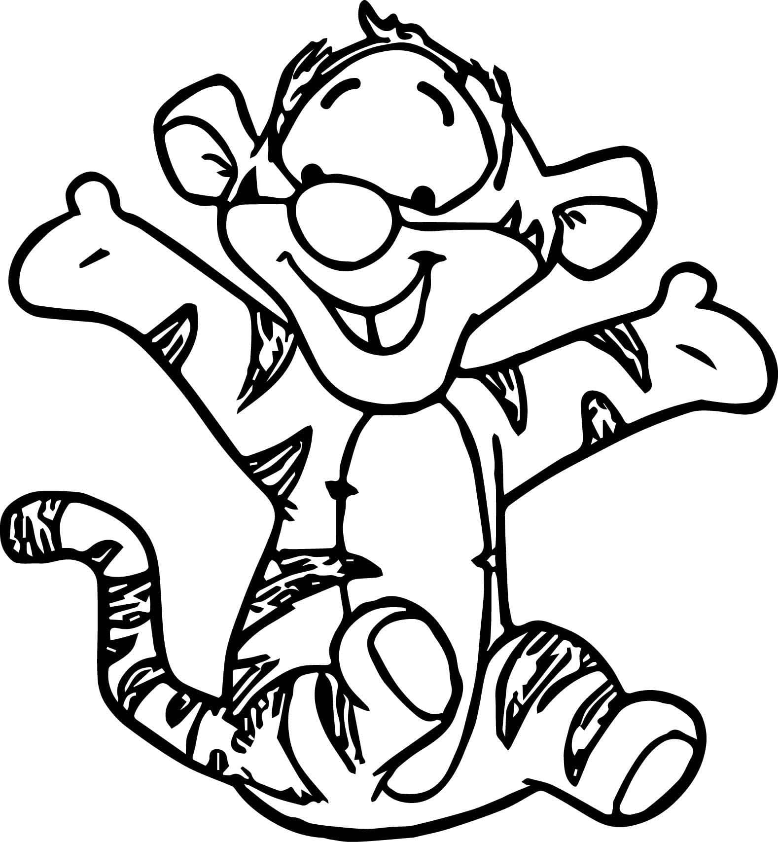 Tigger coloring pages