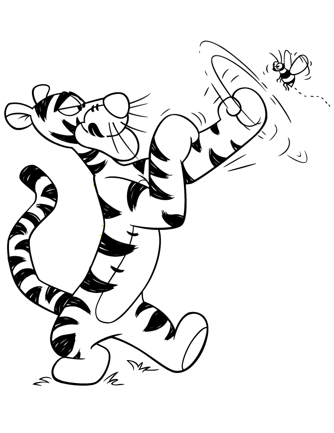 Tigger coloring pages