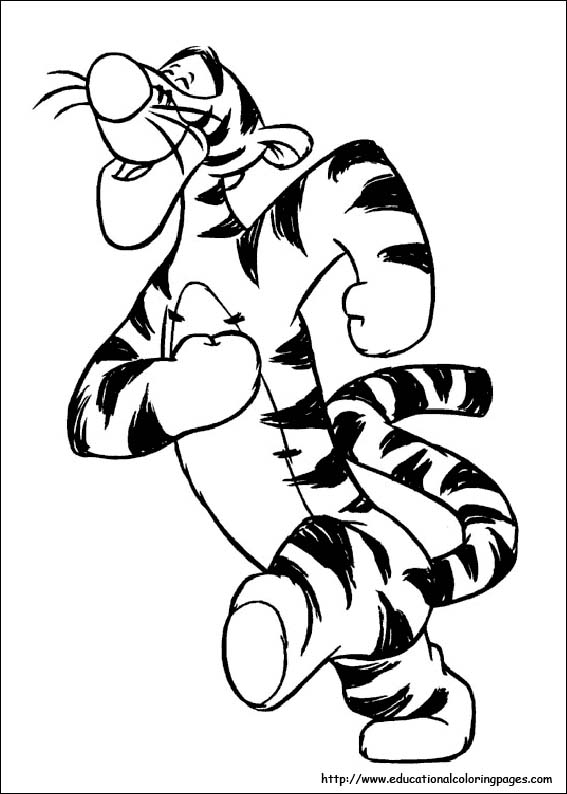 Tigger coloring pages