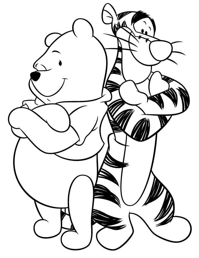 Tigger coloring pages