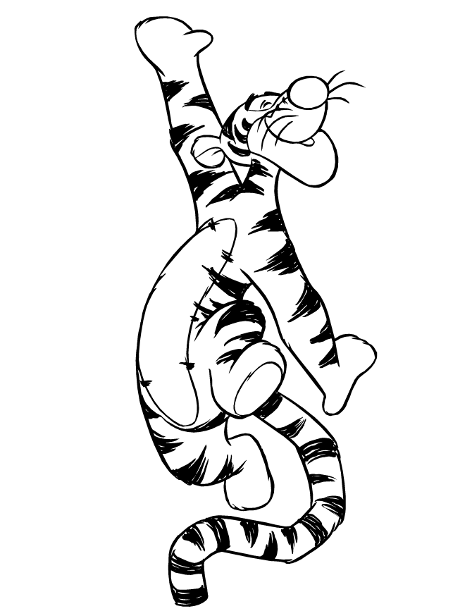 Tigger coloring pages