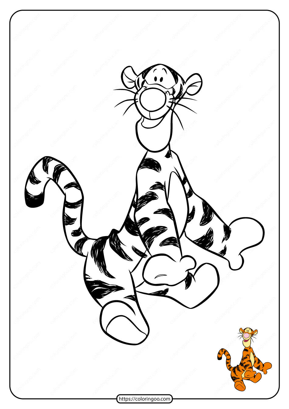 Printable winnie the pooh tigger coloring pages disney quilt disney coloring pages kids coloring books