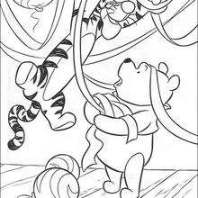 Tiggers birthday decorations coloring pages