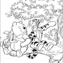 Winnie the poohtigger and piglet coloring pages