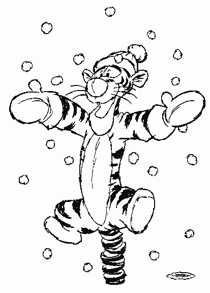 Best tigger coloring pages for kids