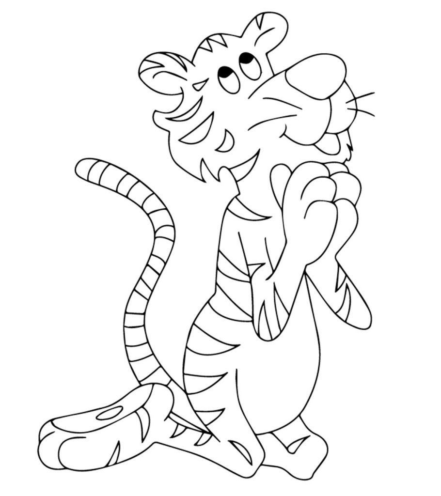 Top free printable tiger coloring pages online