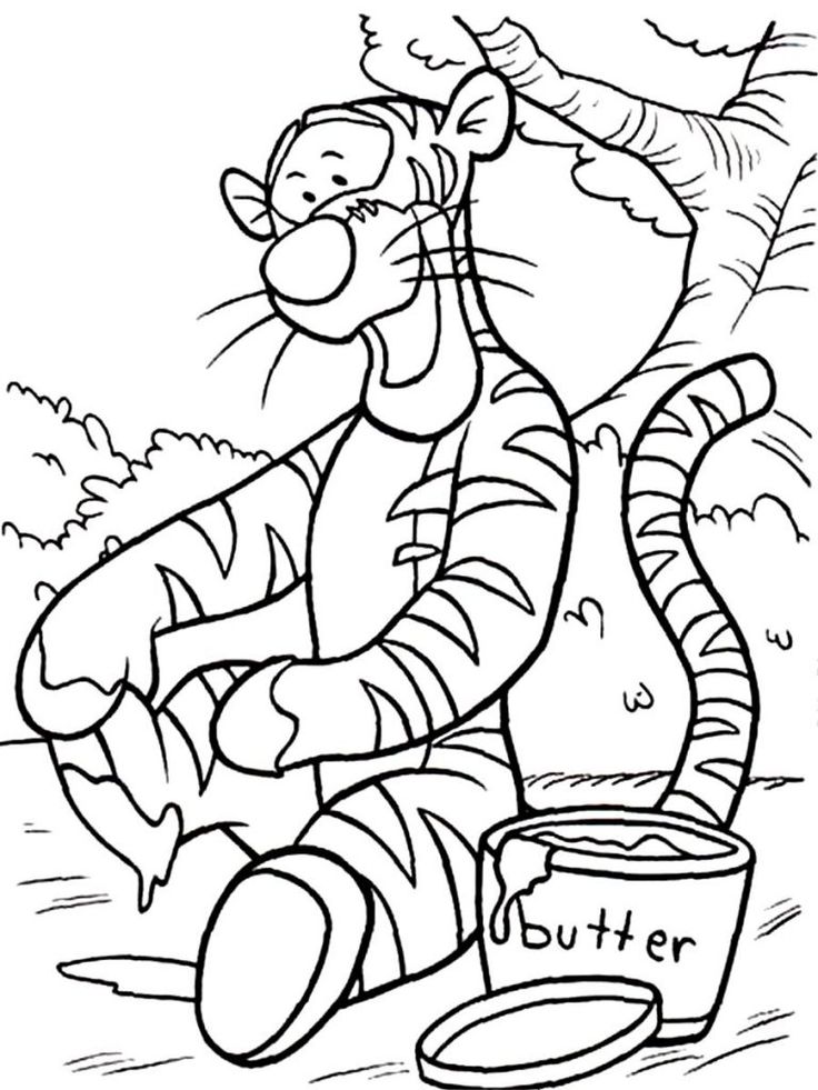 Tigger coloring pages