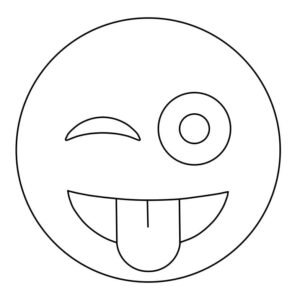 Emoji coloring pages printable for free download