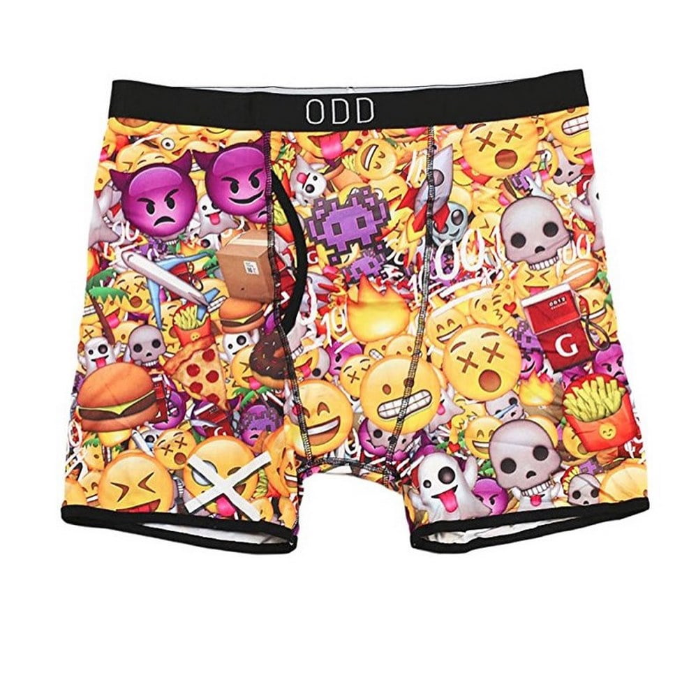 Oddsox mens emoji boxer briefs large multi