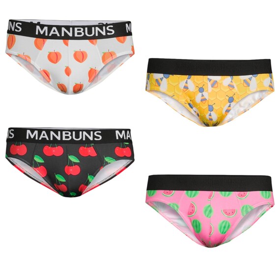 Mens emoji inspired briefs underwear pack briefs inspired gift for him