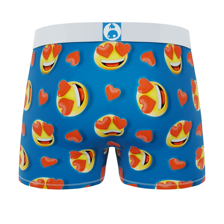 Crazyboxer emoji love mens boxer briefs