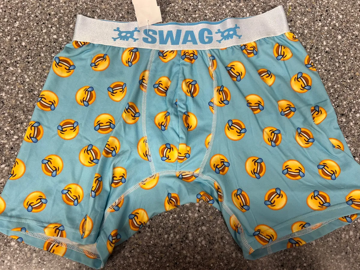 Wow swag laughing my butt off emoji boxer briefs medium fast free ship