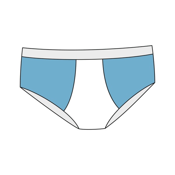 Blue underpants royalty