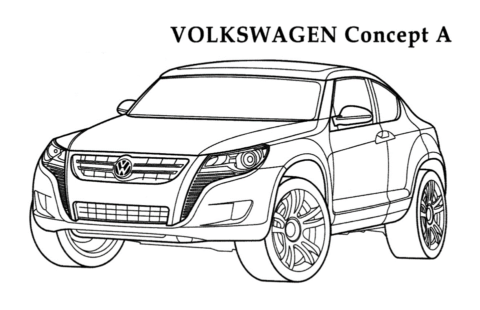 Volkswagen coloring pages to download and print for free