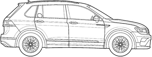 Blueprints cars volkswagen volkswagen tiguan